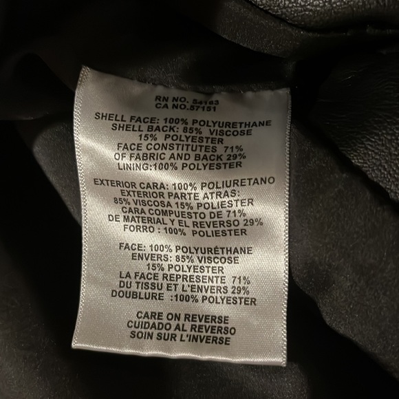 Levi’s Women's Vegan Leather Moto Jacket - Picture 12 of 13